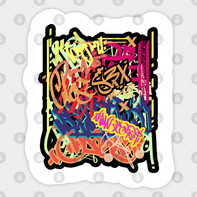 Abstract graffiti Sticker by DenielHast